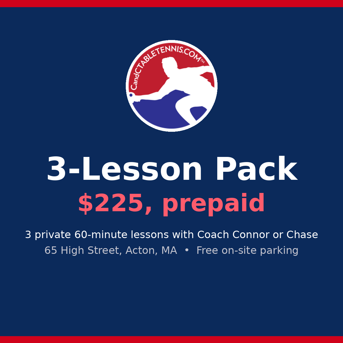 3-Lesson Pack (Prepaid)